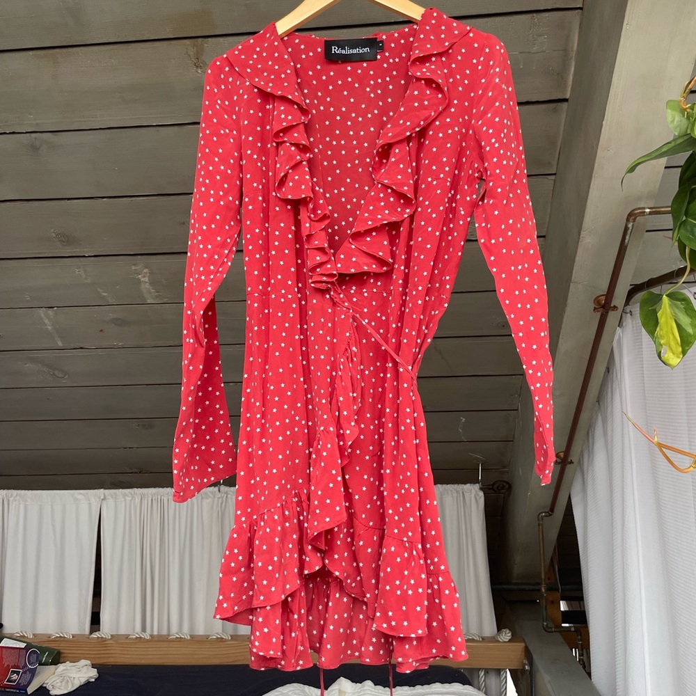 REALISATION Alexandra Wrap dress (M) - Picture 7 of 8